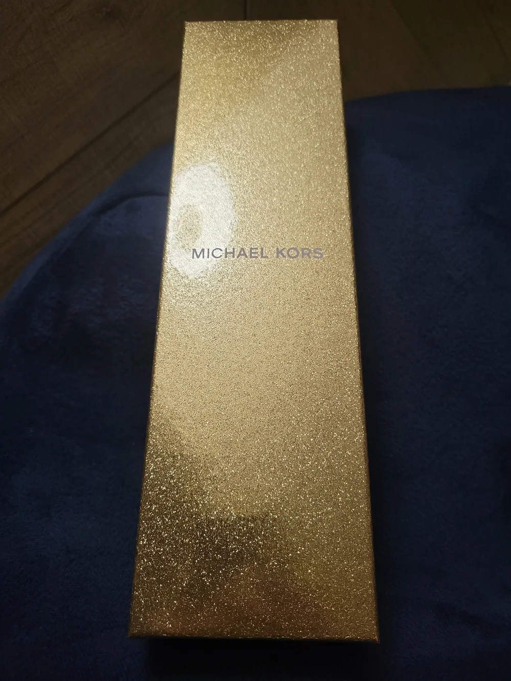 Michael Kors Novelty Gold Tone and Speckled Green Cord Bag Charm